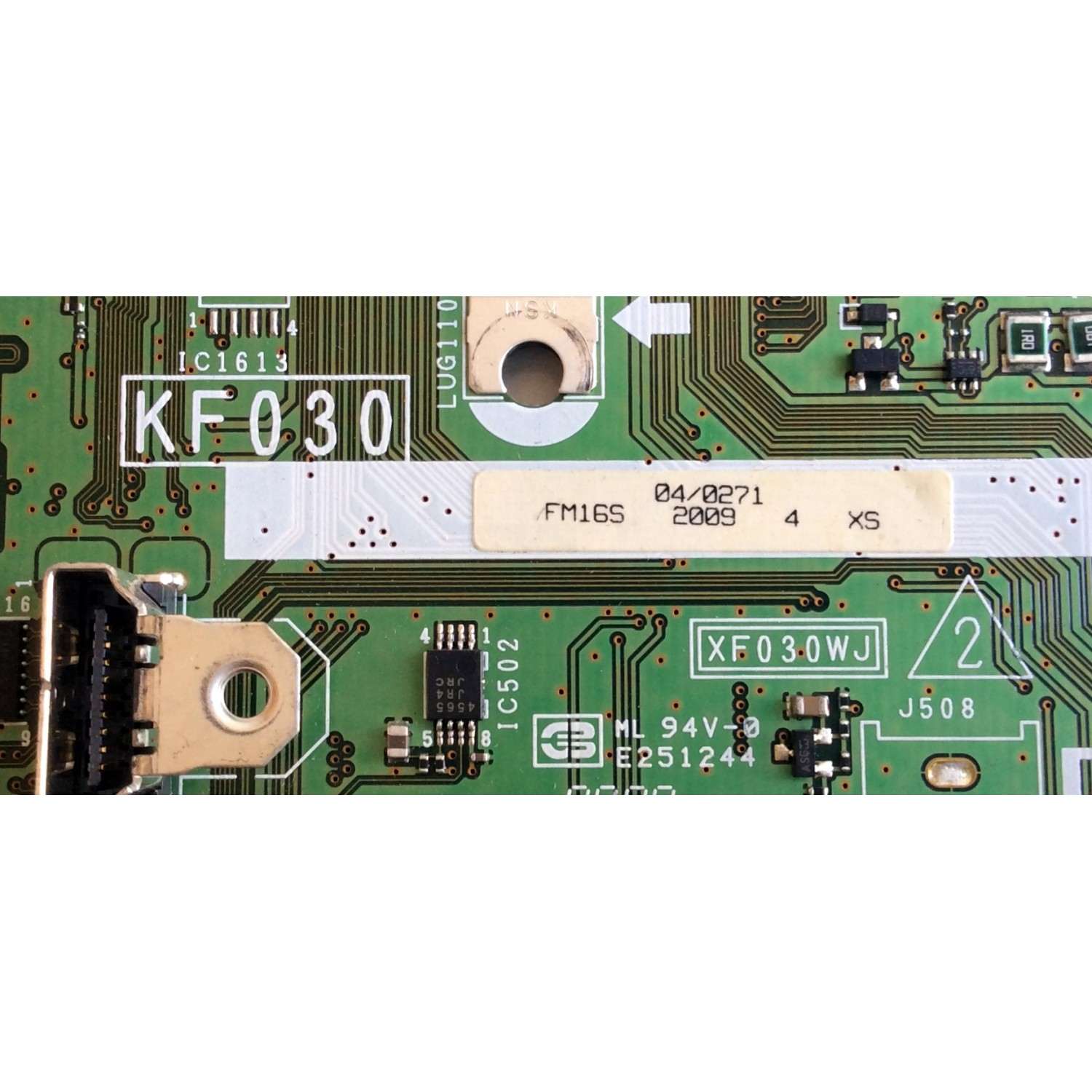 MAIN / SHARP DUNTKF030FM16 / FM16S / DUNTKF030FM16S / XF030WJ / KF030 / PANEL LK400D3LW10Z / MODELO LC-C4067U - Imagen 2